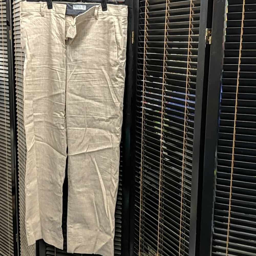 Gap cream/beige linen Perfect Trouser 14R